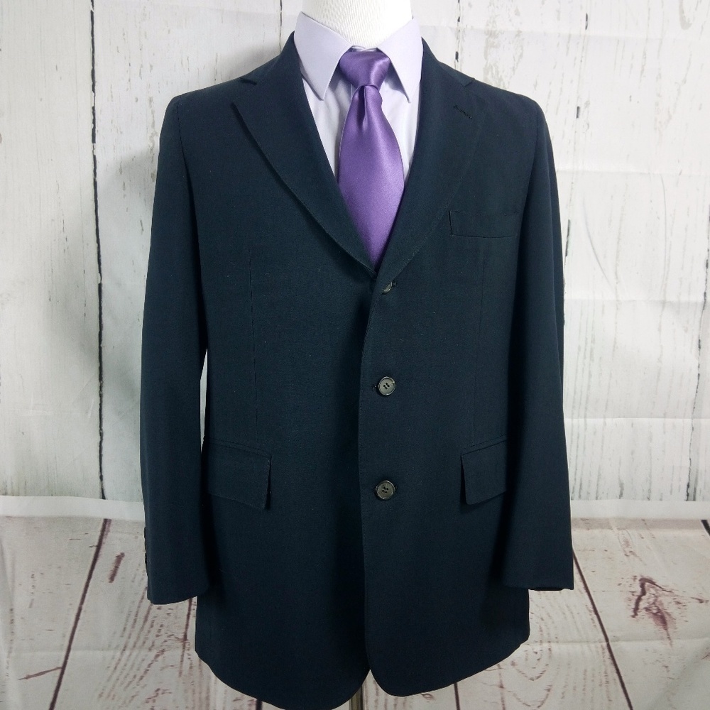 Mister Guy 40R Blue Suit Blazer Sports Coat